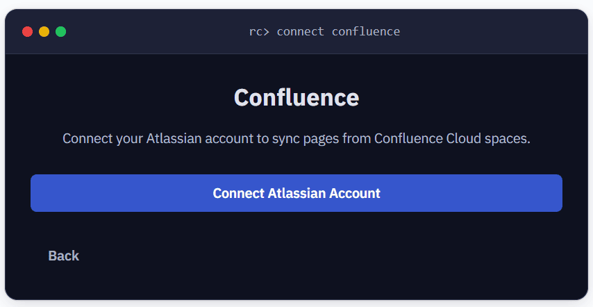 Confluence connection